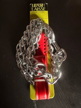 Red Heavy Pet Chain for dogs